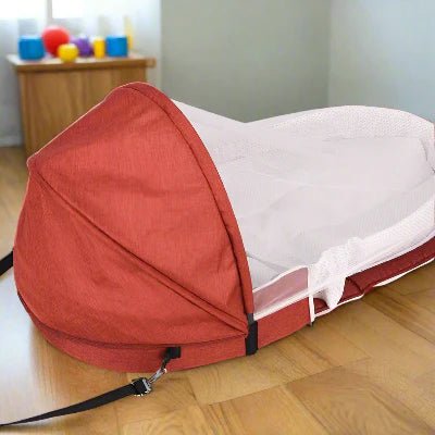 Berceau de Voyage - BabyNest™ - Rouge - Bébé Pur