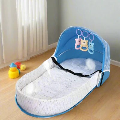 Berceau de Voyage - BabyNest™ - Bleu - Bébé Pur