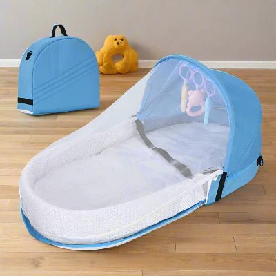 Berceau de Voyage - BabyNest™ - Bleu - Bébé Pur