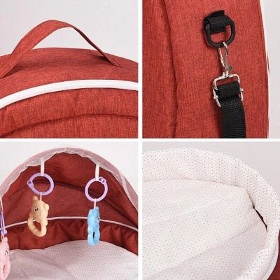 Berceau de Voyage - BabyNest™ - Rouge - Bébé Pur