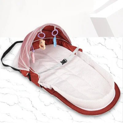 Berceau de Voyage - BabyNest™ - Rouge - Bébé Pur
