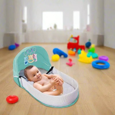 Berceau de Voyage - BabyNest™ - Vert - Bébé Pur
