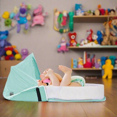 Berceau de Voyage - BabyNest™ - Vert - Bébé Pur