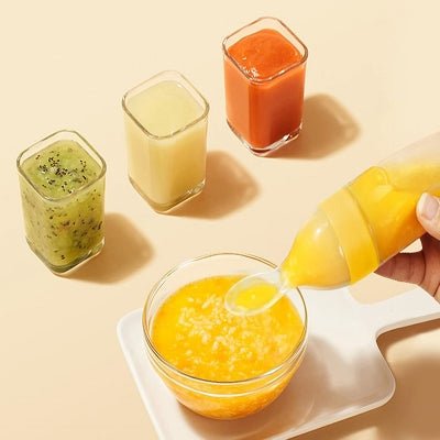 Biberon cuillère - NewBabyFeedingBottle™ - Jaune - Bébé Pur