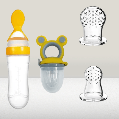Biberon cuillère - NewBabyFeedingBottle™ - Jaune - Bébé Pur