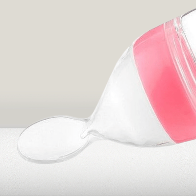Biberon cuillère - NewBabyFeedingBottle™ - Rose - Bébé Pur