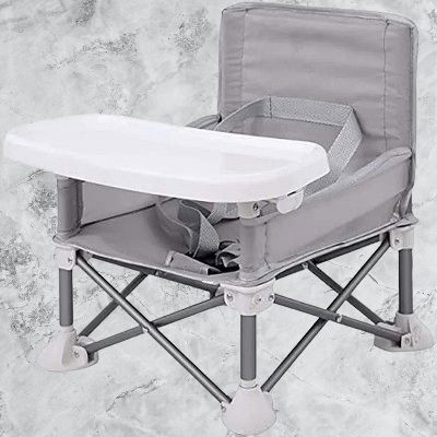 Chaise Pliante - BabyBoosterSeat™ - Gris - Bébé Pur