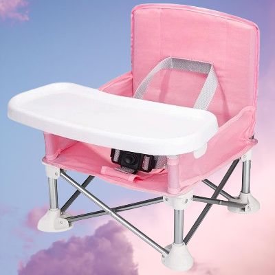 Chaise Pliante - BabyBoosterSeat™ - Rose - Bébé Pur