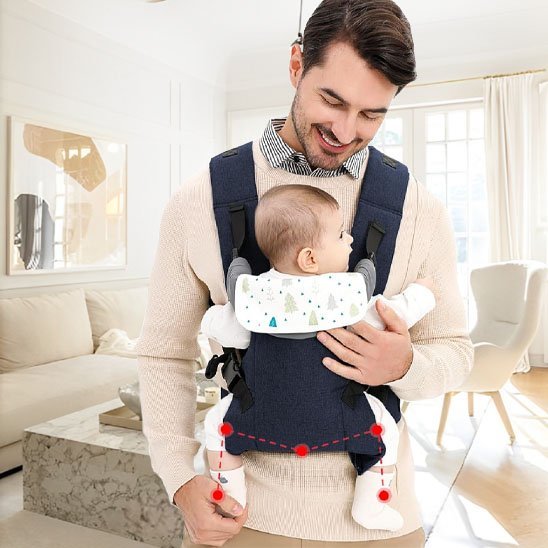 Porte bébé physiologique | Ergonomique - Bébé Pur