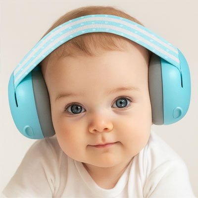 Casque anti bruit bébé | Protection Sommeil Paisible
